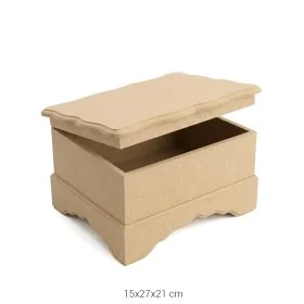 KU230 3.No Yüksek Kutu Ahşap Boyanabilir Obje